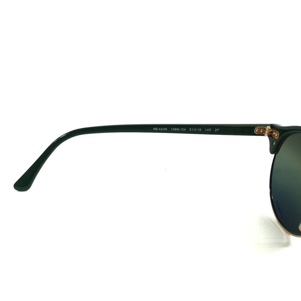 Ray-Ban Sunglasses RB4246 1368/G4 Green on Gold Frames w/ Green Chromance Lenses